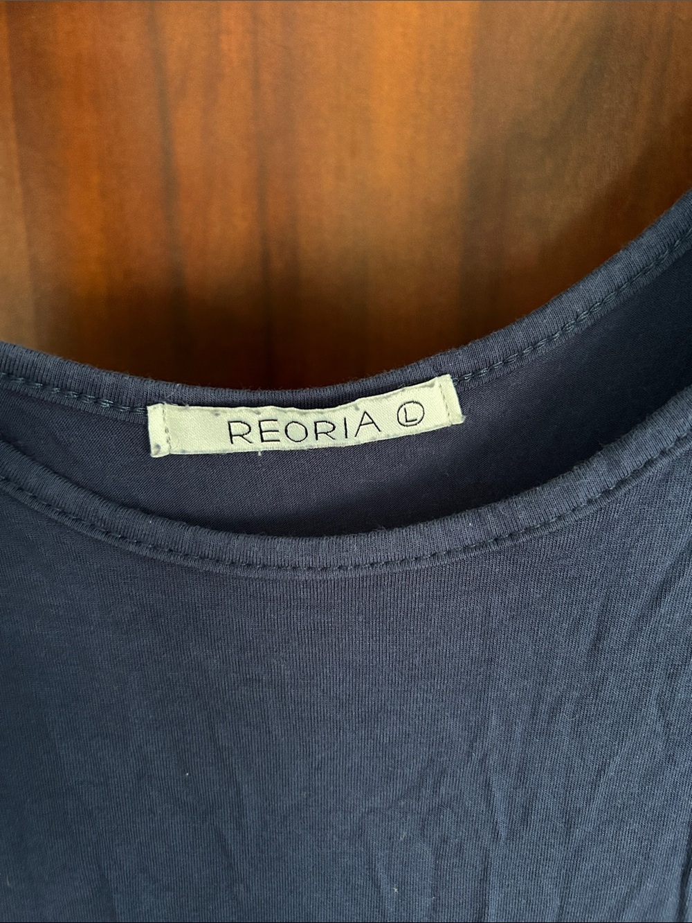 ReoRia Navy Crewneck Shorts Romper - Picture 2 of 4
